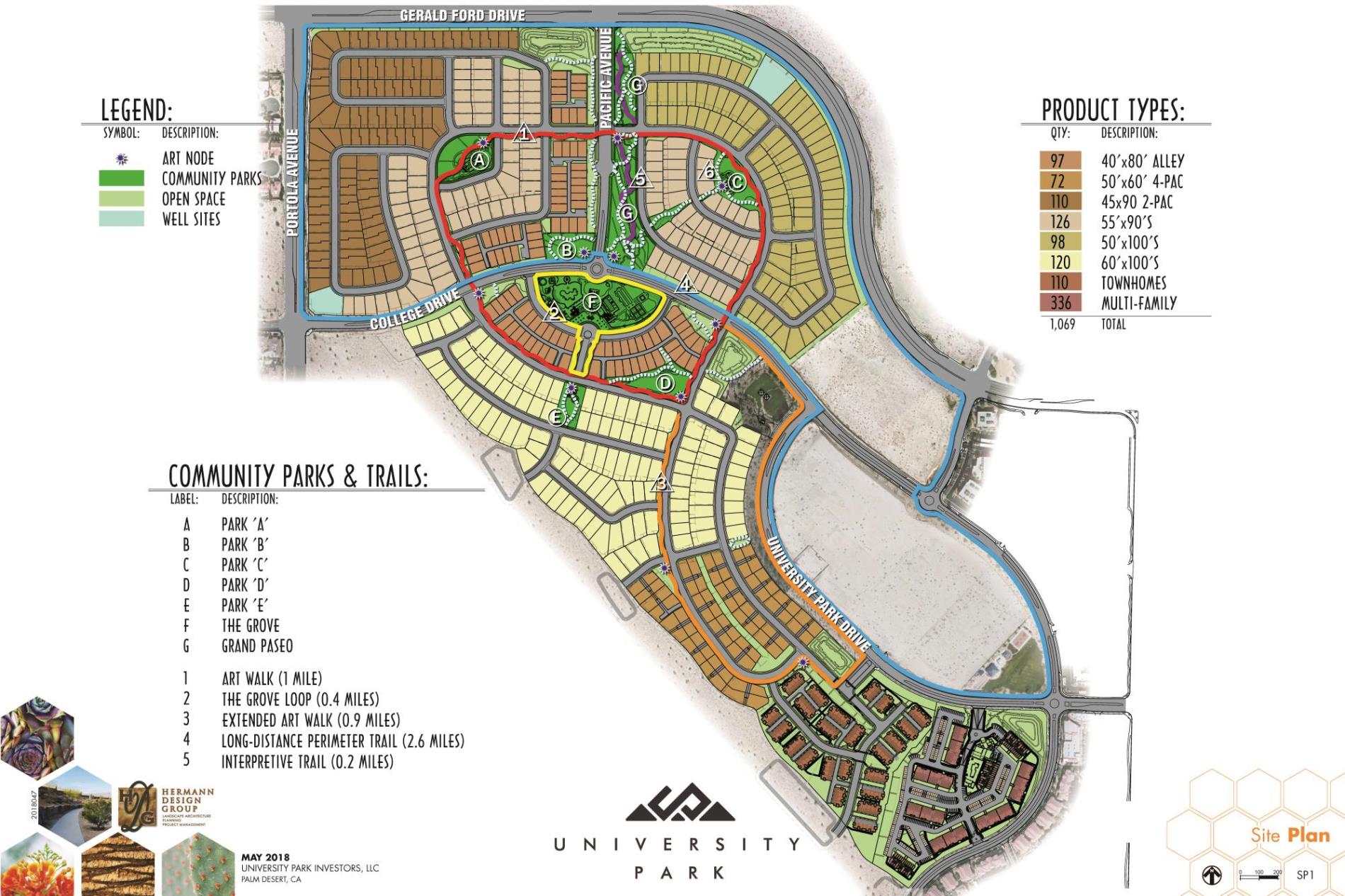 Univeristy Park Site Plan