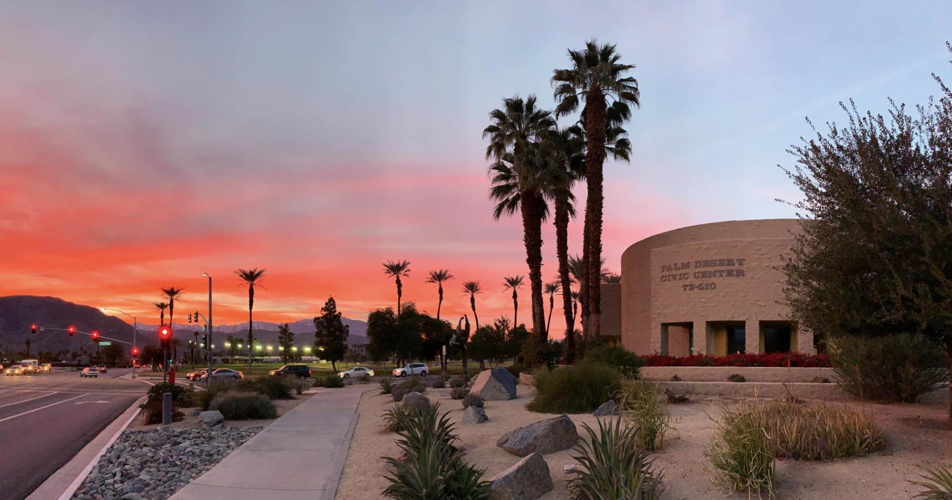 City Hall Sunset Panorama