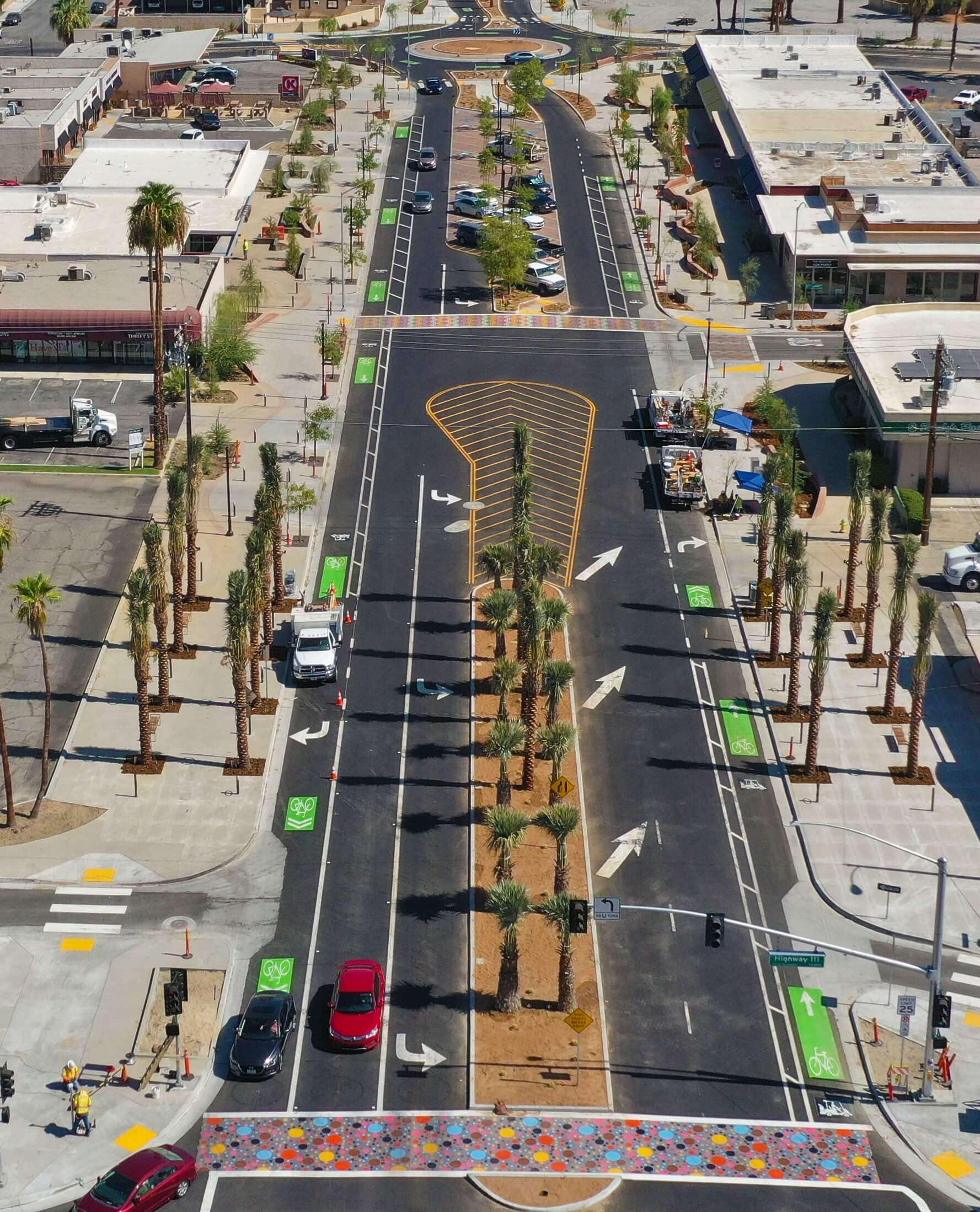 street roundabout comp